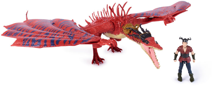 Dreamworks Dragons How to Train Your Dragon, Monstrous Nightmare and Snotlout, Viking Duo Action Fig