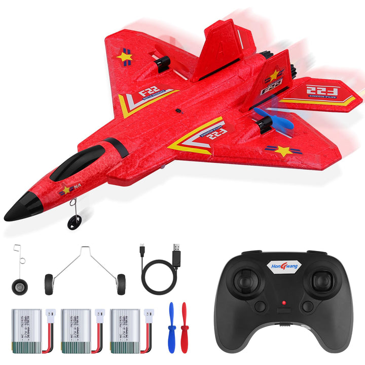 Henakmsl RC Flugzeug 3CH Ferngesteuerter Kämpfer 2.4GHz RC Flugzeug RTF für Anfänger, Kinder und Erw
