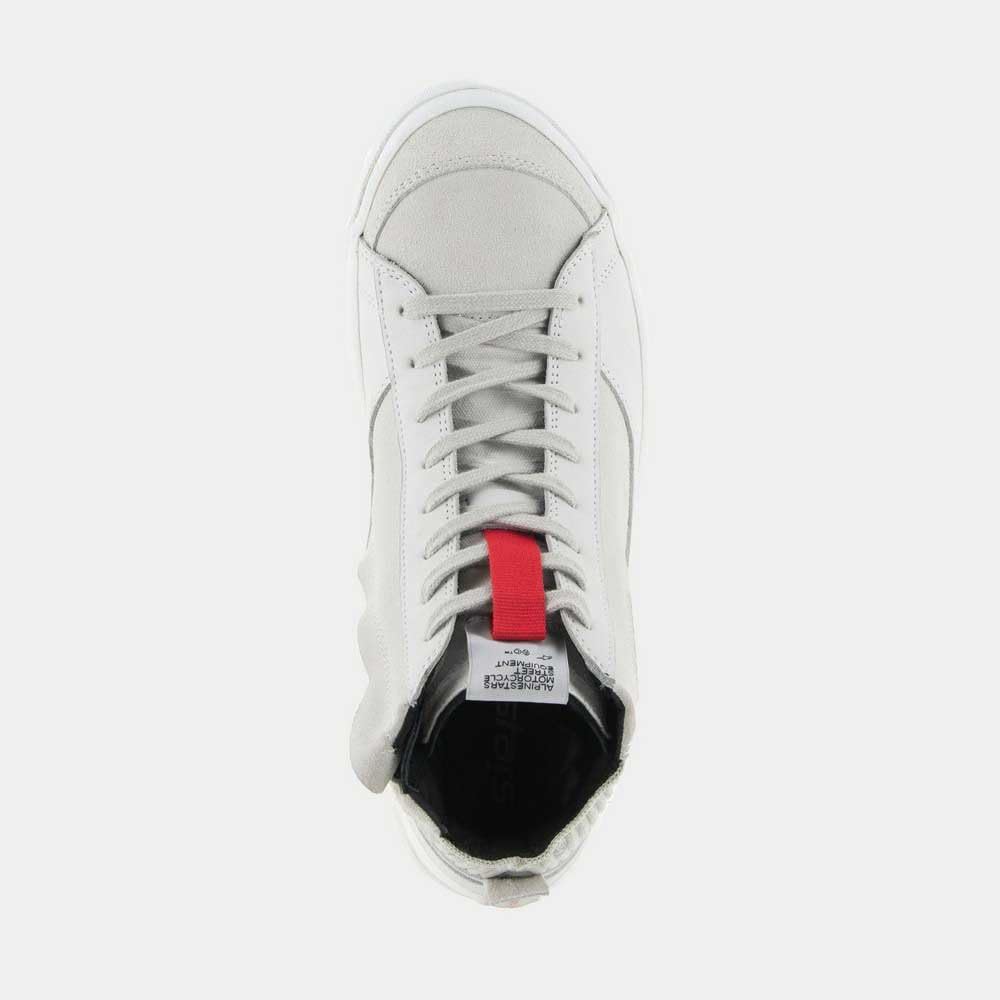 Alpinestars Stated Motorrad Schuhe, weiss/grau, 12.5 (46) Weiss Grau 46 EU, Weiss Grau 46 EU