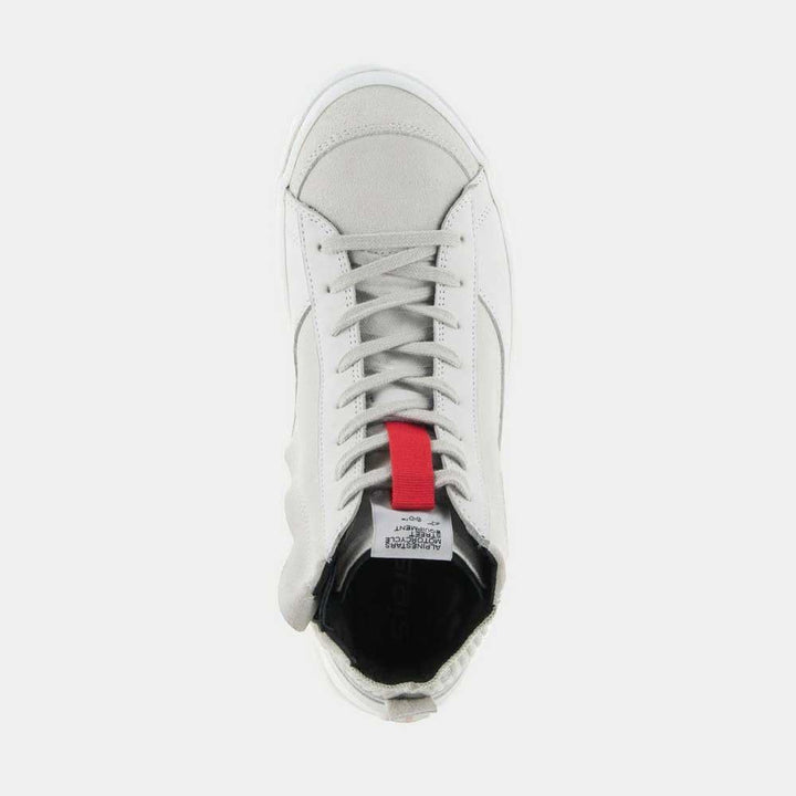 Alpinestars Stated Motorrad Schuhe, weiss/grau, 12.5 (46) Weiss Grau 46 EU, Weiss Grau 46 EU
