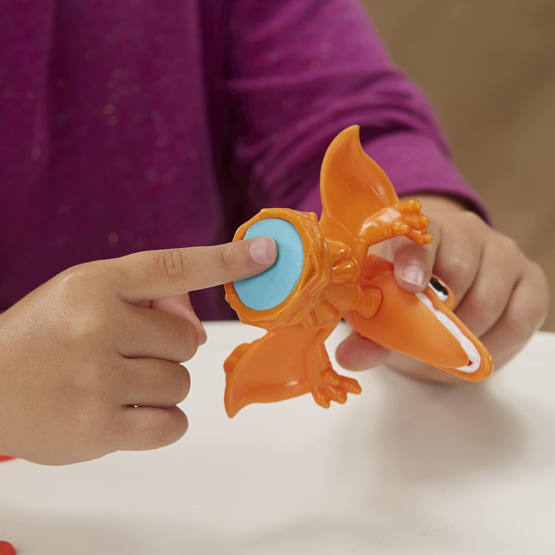 Play-Doh Dino Crew Gefrässiger Tyrannosaurus, Spielzeug für Kinder ab 3 Jahren mit lustigen Dinogerä