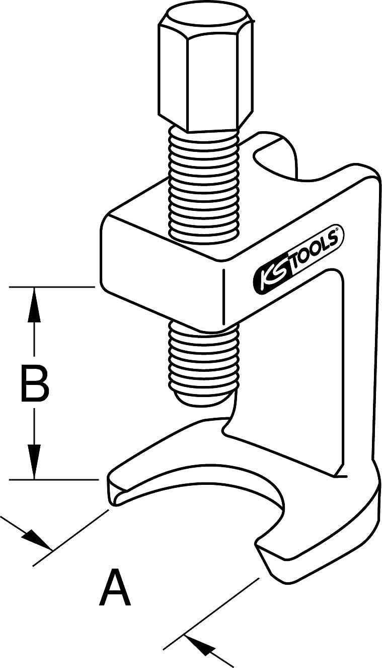 KS Tools 670.0063 Universal-Gelenkbolzen-Ausdrücker, 34mm