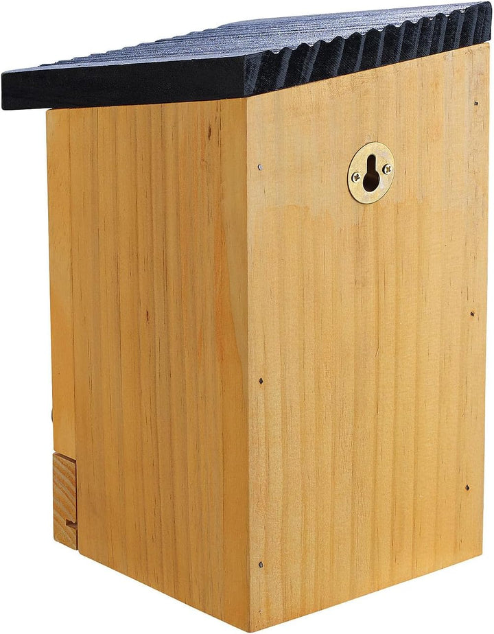 Royal Gardineer Vogelnistkasten: 4er-Set Tannenholz-Nistkästen für Wildvögel, 22x14x12 cm, vormontie