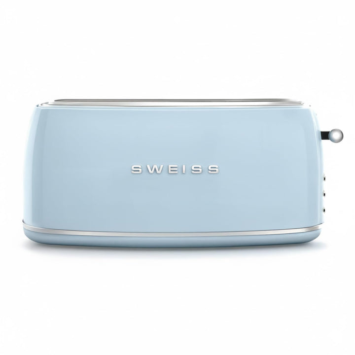 SWEISS Toaster GRV6 Vintage, 2 Toastschlitze, 6 Leistungsstufen, Auftaufunktion, Baguette-Funktion,