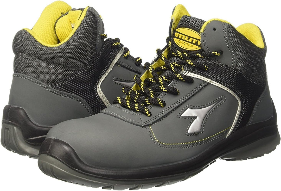 Diadora Unisex Blitz MID S3 SRC 35 EU Schwarz, 35 EU Schwarz