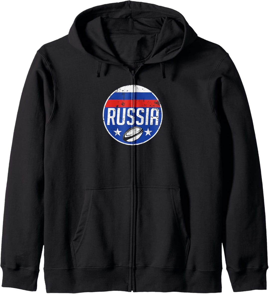 Russia Rugby Flag Jersey Supporter Russian Fan Gift Kapuzenjacke