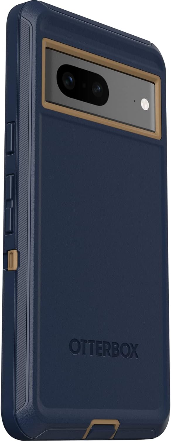 OtterBox Defender Series Schutzhülle für Google Pixel 7, Wildleder, Blau Defender Serie blau, Defend