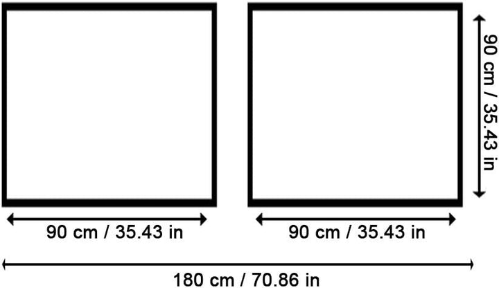 Feeby. Wandbilder - 2 Teile - 180x90 cm - quadratische Form Bilder Kunstdrucke Deko Panel BALLETT, B