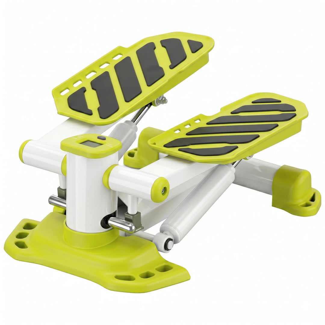 HOMCOM Mini Stepper für Zuhause, rutschfest Up-Down Stepper mit LCD-Anzeige, Stepper Hometrainer mit