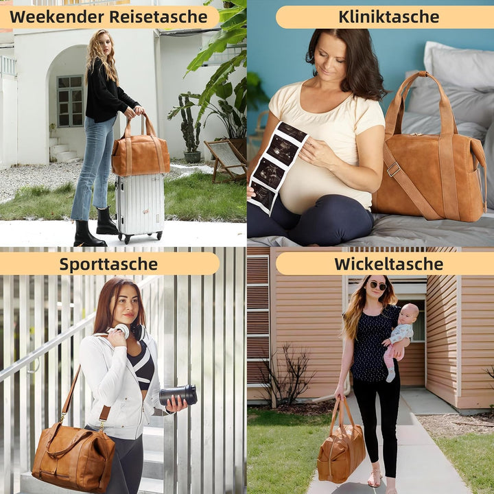 MISS FONG Reisetasche Damen Herren Sporttasche Damen Duffle Bag Weekender Damen Herren Reisetasche P