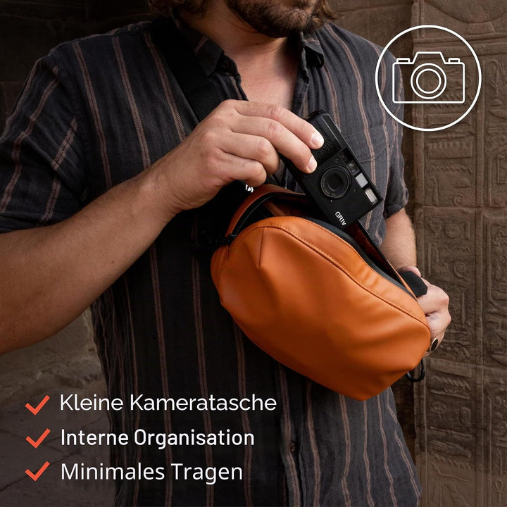 WANDRD D1 Gürteltasche - Umhängetasche für Wandern, Reisen, Festivals, Sport und mehr - Wetterfest f