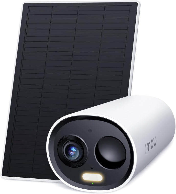 Imou 2K Überwachungskamera Aussen Solar Akku WLAN Kamera Überwachung Aussen mit Farbnachtsicht, PIR+
