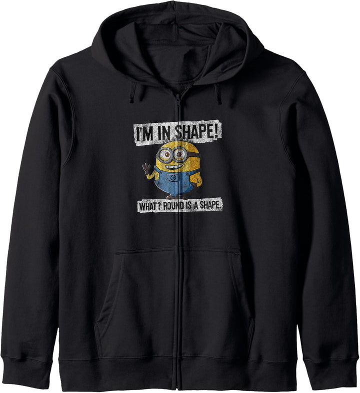 Despicable Me Minions Jerry In Shape Round Is A Shape Kapuzenjacke