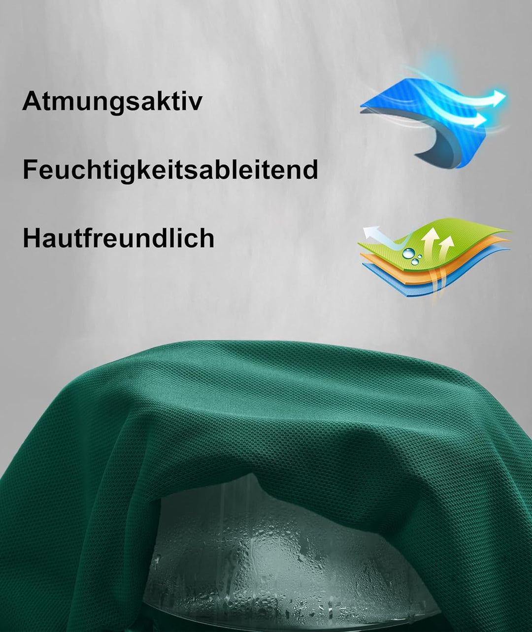 igeekwell Poloshirt Herren Kurzarm Atmungsaktives Golf-Polo-Hemd Summer Poloshirts Männer mit Brille