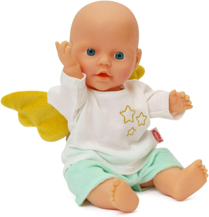 Heless 9175 - Puppenkleidung im Design Schutzengel Hope, 2 teilig mit T-Shirt und Shorts für Puppen