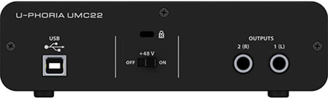 Best Price Square USB Audio Interface UMC22 by BEHRINGER U-PHORIA UMC22 Single U-PHORIA, U-PHORIA UM