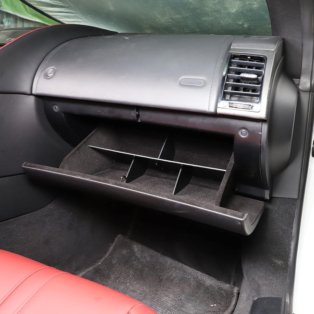 DIYUCAR Auto-Mittelkonsole Handschuhfach Trennwand Aufbewahrung Handschuhfach Organizer Tablett für