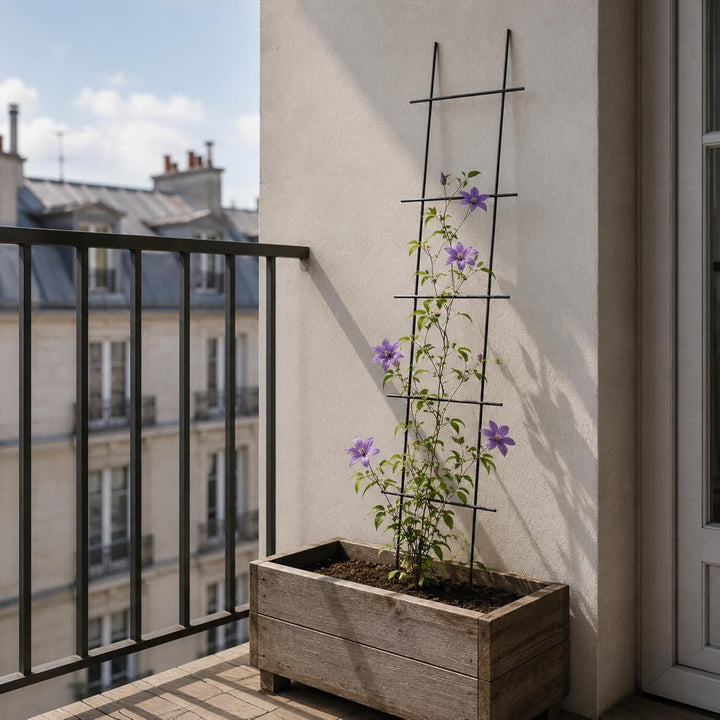 KADAX Rankgitter, Gitterspalier für Garten, Pflanzen, Balkon, Terrasse, Metall Spalier, Rankhilfe, K