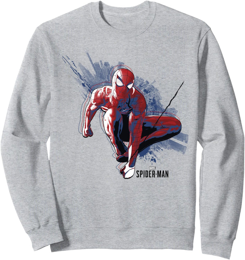 Marvel Spider-Man Game Spider-Man Portrait Sweatshirt