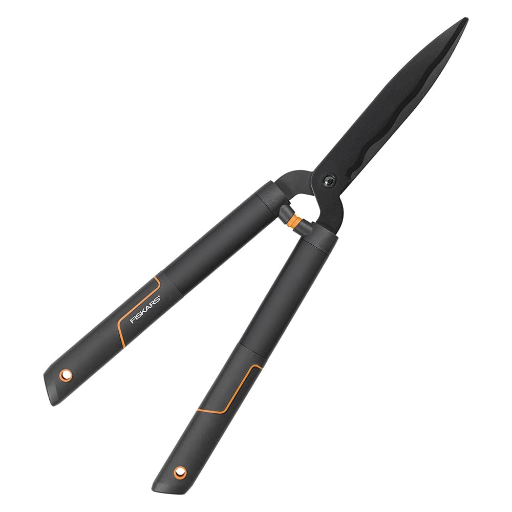 Fiskars SingleStep HS22 Nożyce do żywopłotu, Czarny/pomaragro czowy