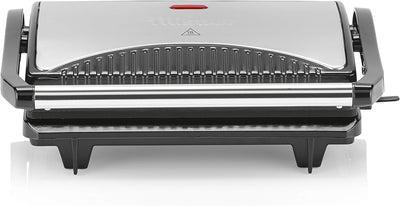 Tristar Kontaktgrill - Sandwich Maker mit Edelstahlausführung, 700 Watt, 0,7m Kabellänge, antihaftbe