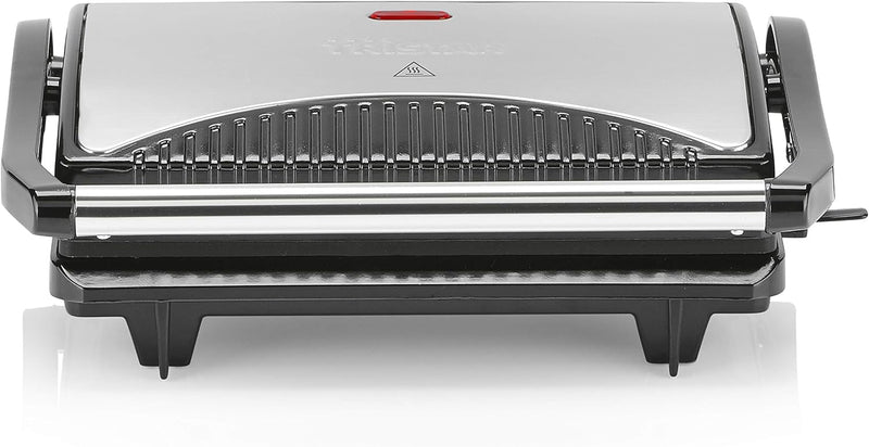 Tristar Kontaktgrill - Sandwich Maker mit Edelstahlausführung, 700 Watt, 0,7m Kabellänge, antihaftbe