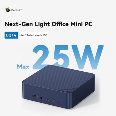 Beelink Mini PC, 12th Gen Intel Alder Lake-N100 Prozessor (bis zu 3.40GHz), EQ12 Office Mini Compute