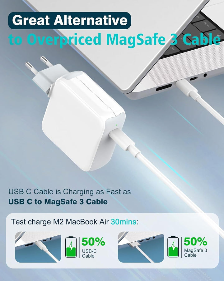 IFEART 67W USB C Ladegerät für MacBook Pro 13/14/ 15/16 Zoll, MacBook Air 2020/2019/ 2018, Kompatibe