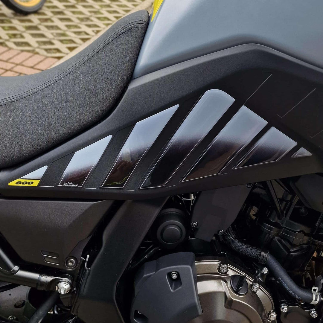 Resin Bike Sticker Set Motorrad Kompatibel Mit Suzuki V-Strom 800 De 2023. Schutz Motorrad Tank Basi