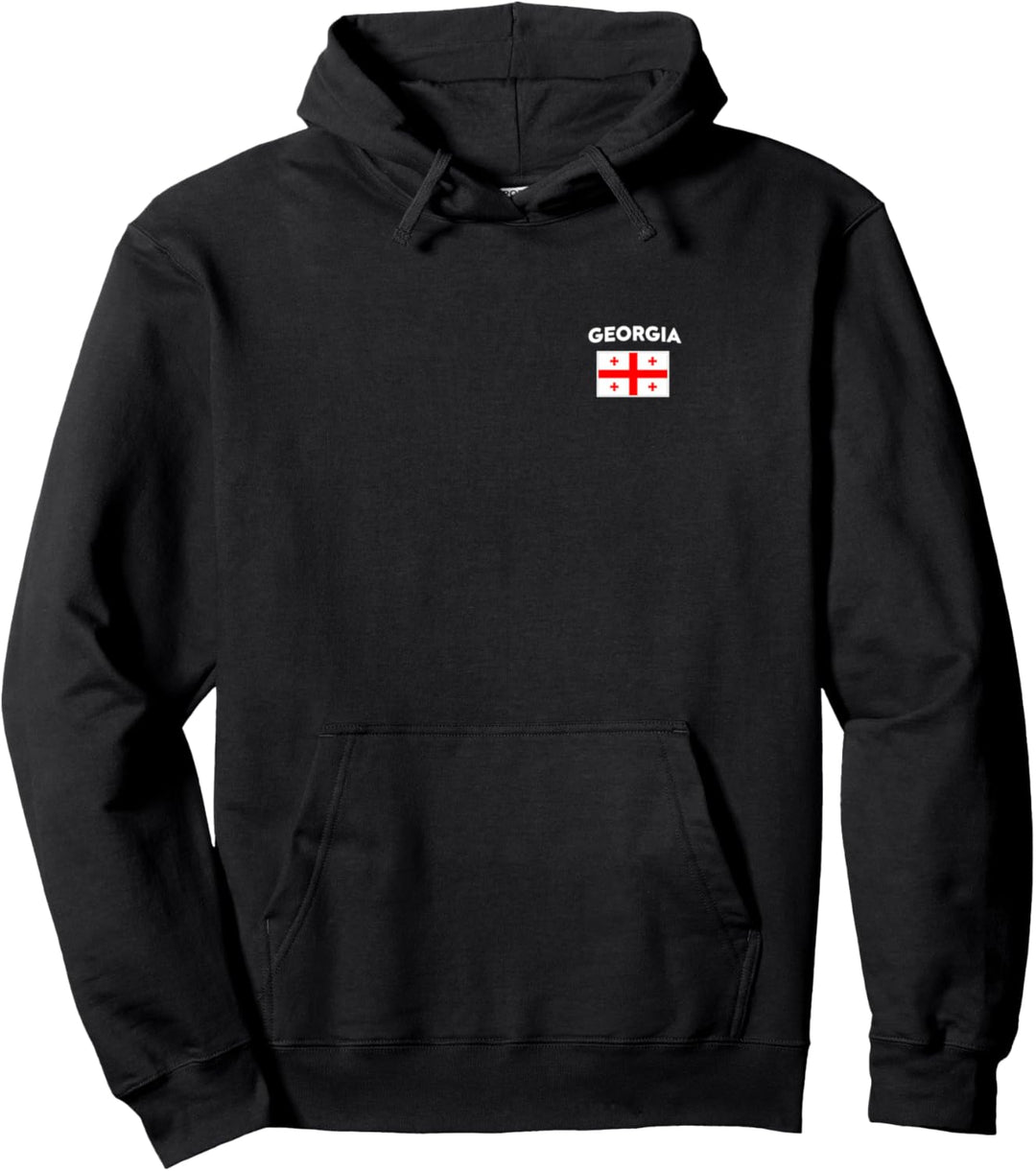 Georgien Flagge Pullover Hoodie