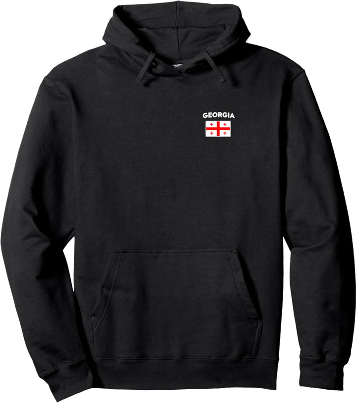 Georgien Flagge Pullover Hoodie
