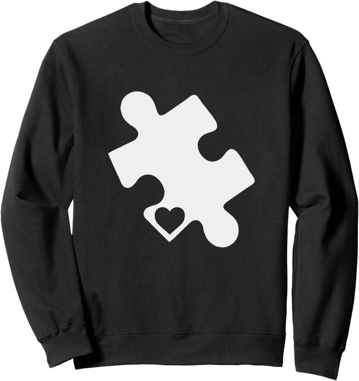 Liebe Autismus Liebe Herz Puzzle Autismus Awareness Geschenk Sweatshirt