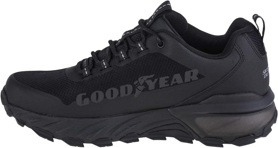 Skechers Unisex Max Protect Fast Track Sneakers 39 EU Black Synthetic Mesh Trim, 39 EU Black Synthet