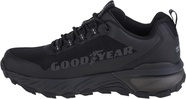 Skechers Unisex Max Protect Fast Track Sneakers 39 EU Black Synthetic Mesh Trim, 39 EU Black Synthet