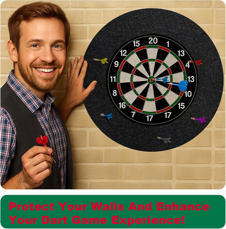 Rdutuok Profi-Surround & Wandschutz für Dartscheiben, Dart Catchring Surround – Schutzring und Umran