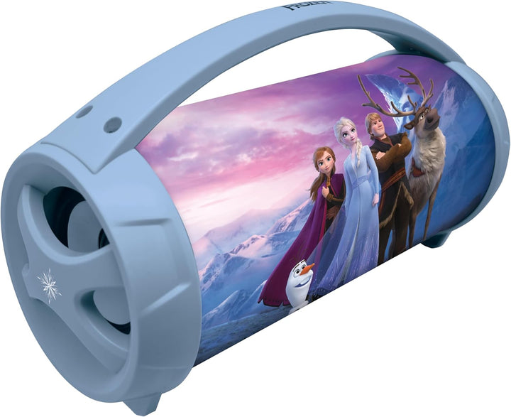Lexibook, Die Eiskönigin, Kabelloser Lichtlautsprecher mit Mikrofon, Stereosound, Karaoke-Funktion,