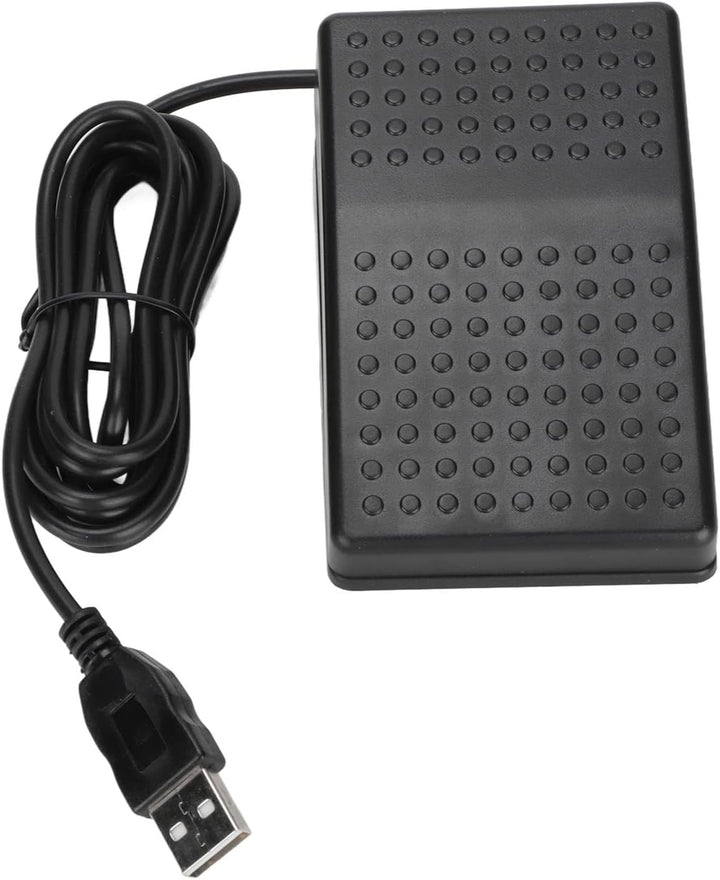 USB-Fussschalter Pedal - Hochsensibel, Multifunktional, Ergonomisch - Einzelner Fussschalter mit 2m