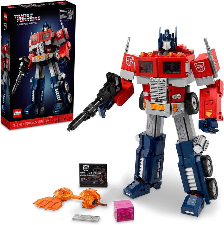 LEGO Optimus Prime 10302 Bauset für Erwachsene; Bauen Sie ein Sammlerstückmodell einer Transformers
