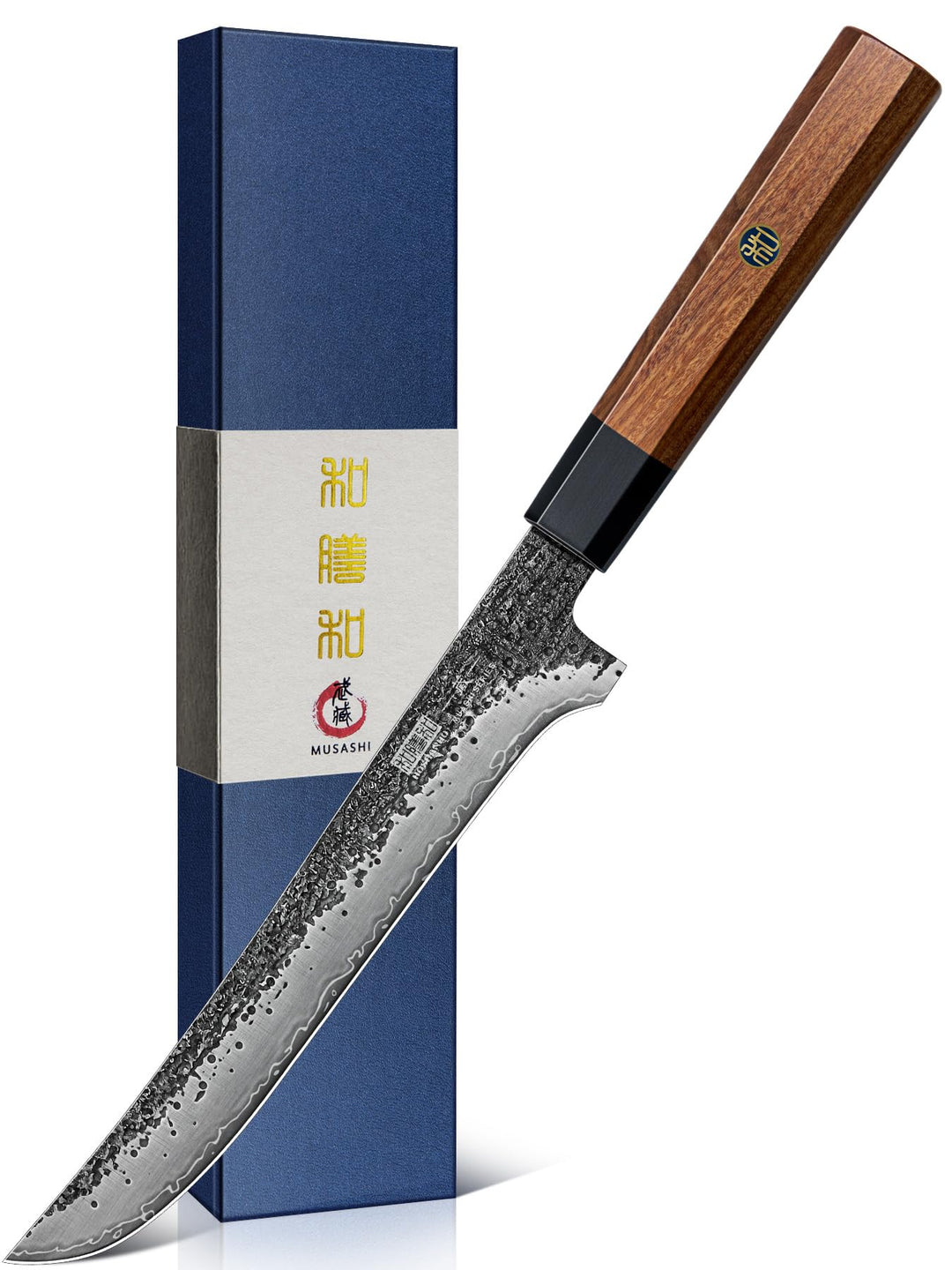 HOSHANHO Filetiermesser 18cm, Superscharfes Japanisches Ausbeinmesser aus Kohlenstoffstahl, Professi