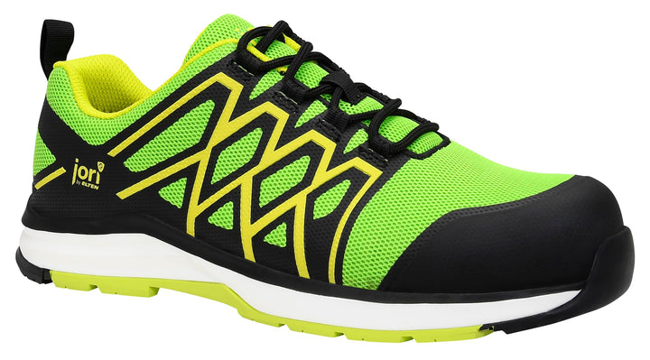 JORI Sicherheitshalbschuh Swift Green-Yellow Low ESD S1P 47 Grösse: 47, Grösse: 47