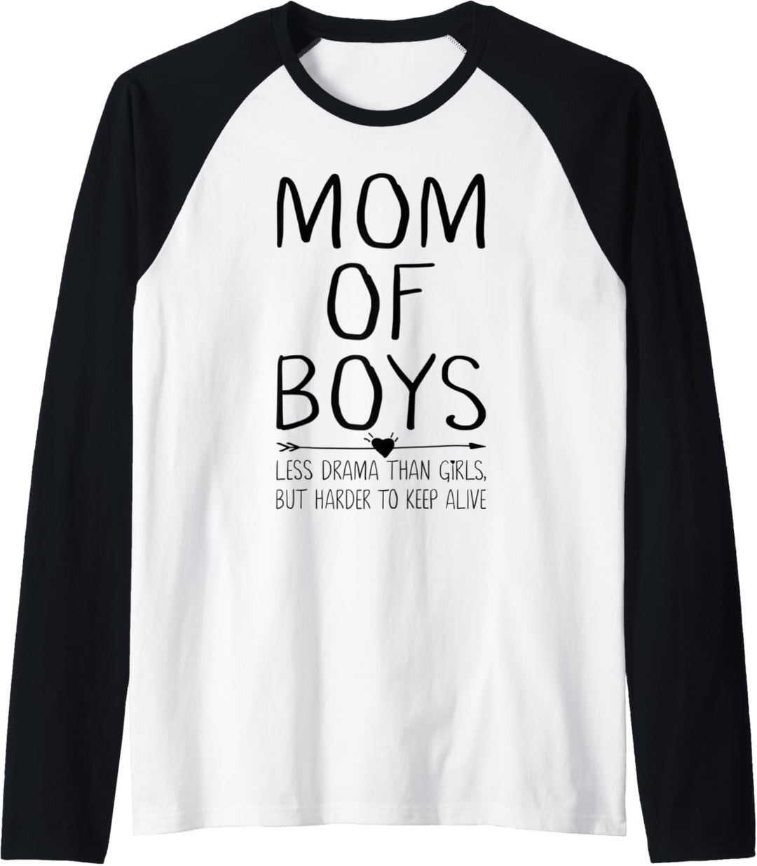 Motherhood Gift for Mama Superhero Mother Funny Mom of Boys Raglan
