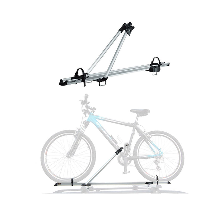 Fahrradträger Dachfahrradträger bis 17kg Aluminium Silber Fahrradhalter 17 kg / 1tlg Silber, 17 kg /