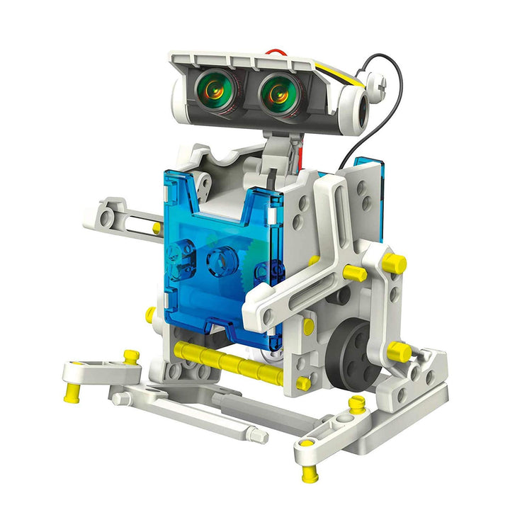 SELVA 14-in-1 Solar-Roboter – Mit nur 1 BAUSATZ (über 200 Bauteile) 14 Verschiedene Modelle Bauen –