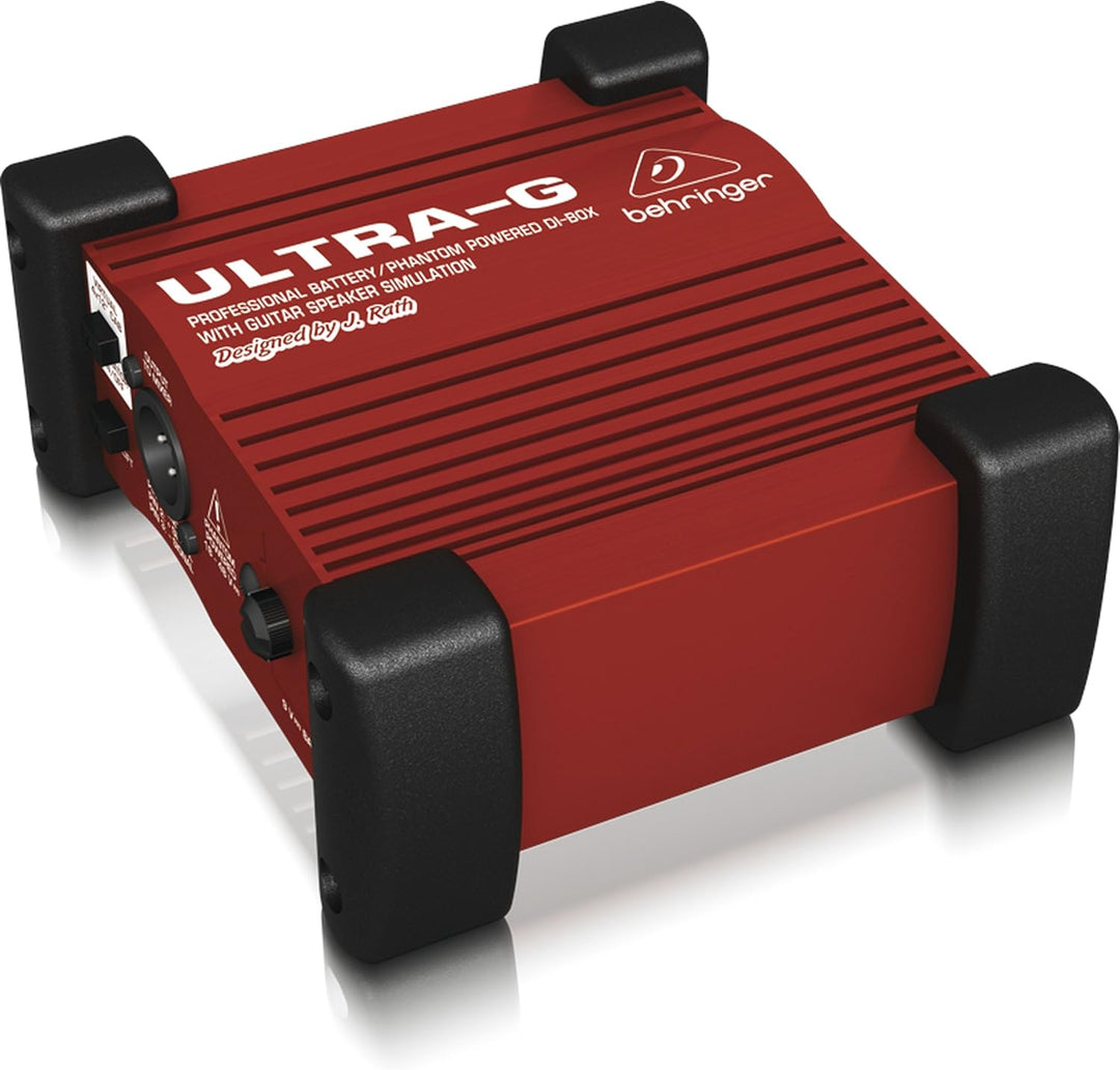Behringer ULTRA-G GI100 Professionelle batterie-/phantomgespeiste DI-Box mit Gitarren-Lautsprecher-E