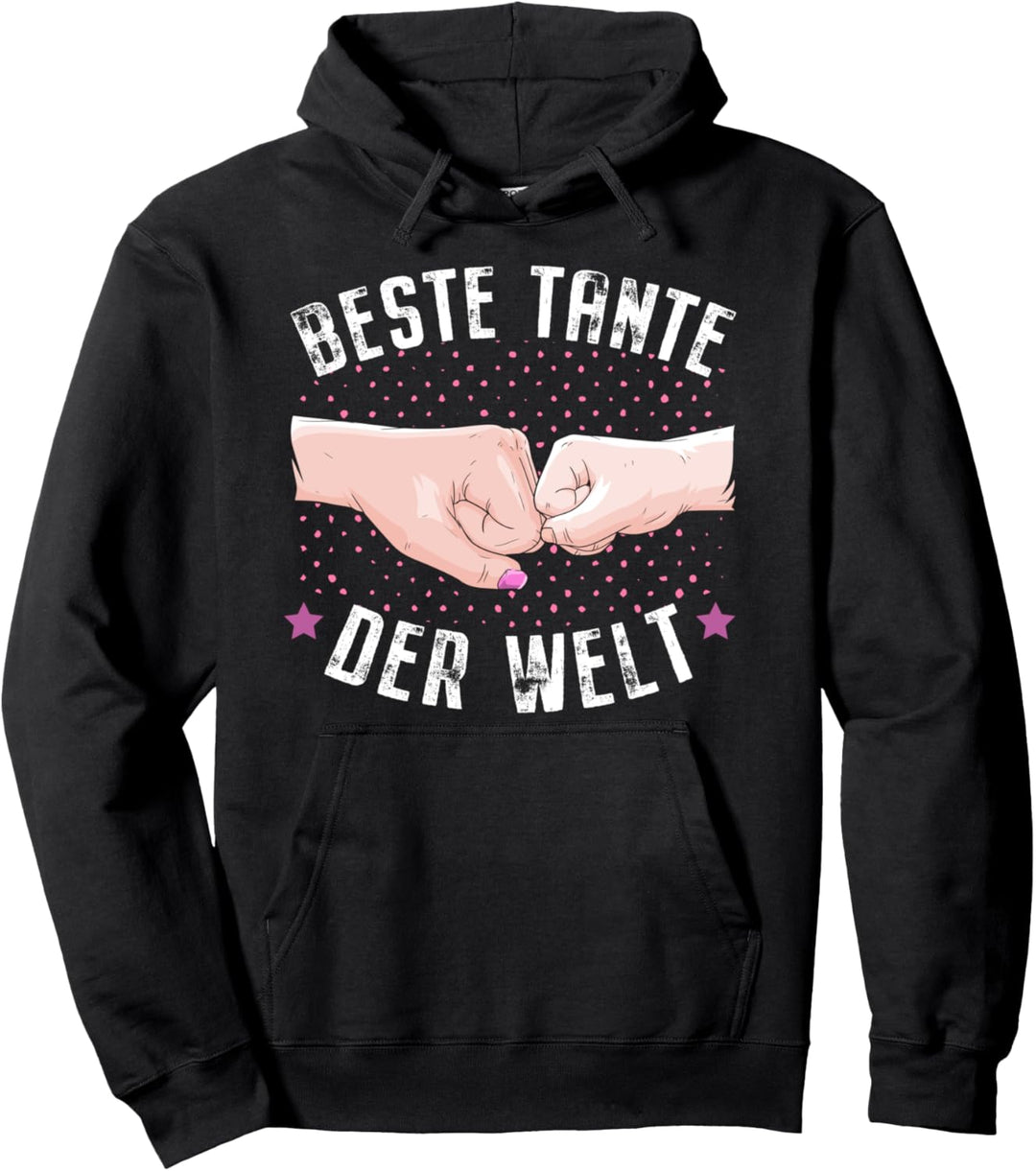 Beste Tante der Welt Faust Hand Familie Verwandte Pullover Hoodie