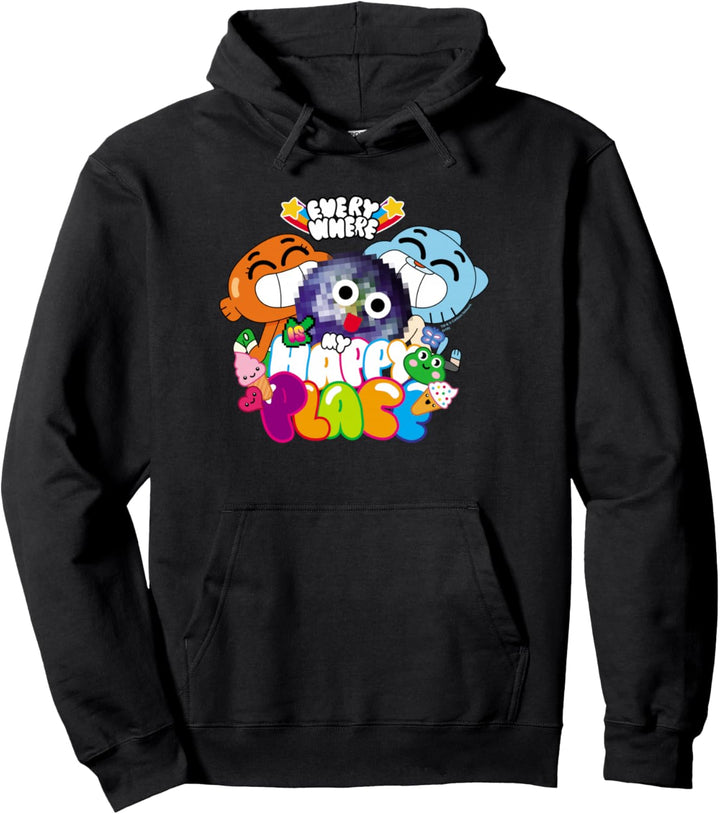 The Amazing World of Gumball Happy Place Pullover Hoodie