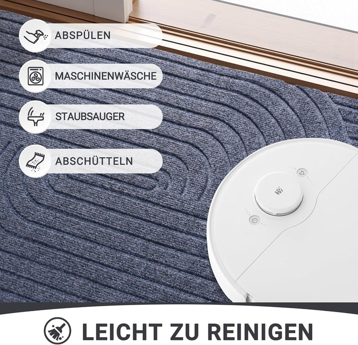Fussmatte 60x90cm, rutschfeste Maschinenwaschbare Schmutzfangmatte, Teppich Wohnzimmer Innen und Aus