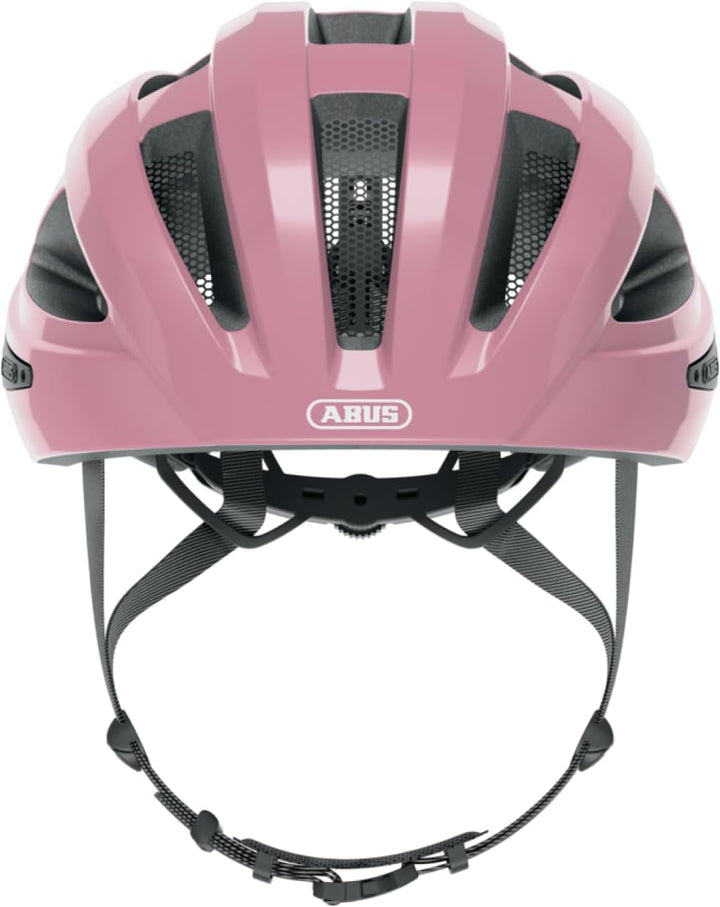 ABUS Rennradhelm Macator - sportiver Fahrradhelm für Einsteiger - auch für Zopfträger/-innen - für D
