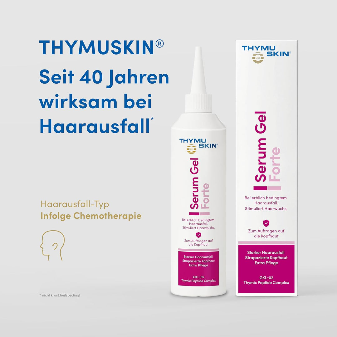 THYMUSKIN Forte Set, 1er Pack (1 x 200 ml Shampoo & 1 x 200ml Serum)