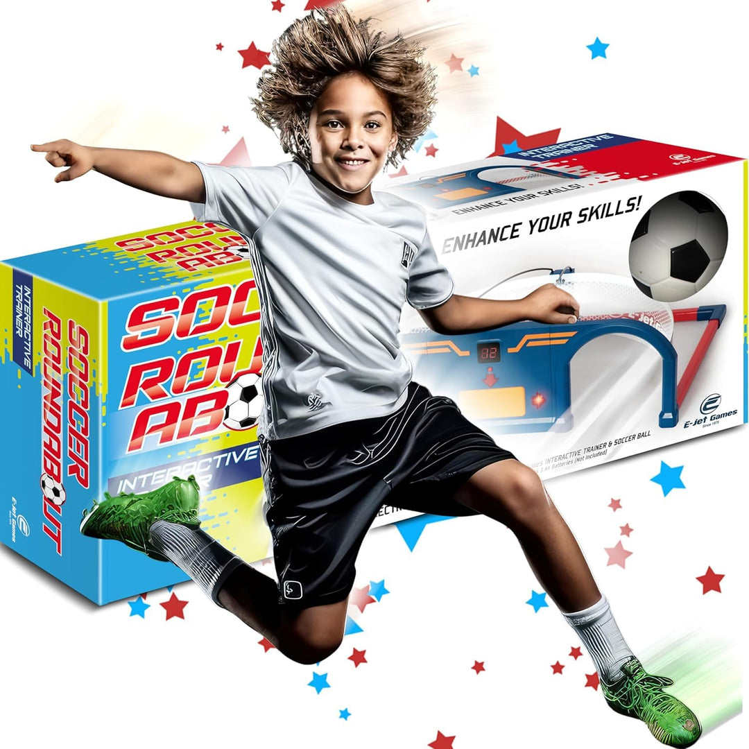 E-Jet Fussball Kinder Spielzeug ab 6 7 8 9 10 Jahre, Fussball Spielzeug Geburtstags Geschenke für Ju